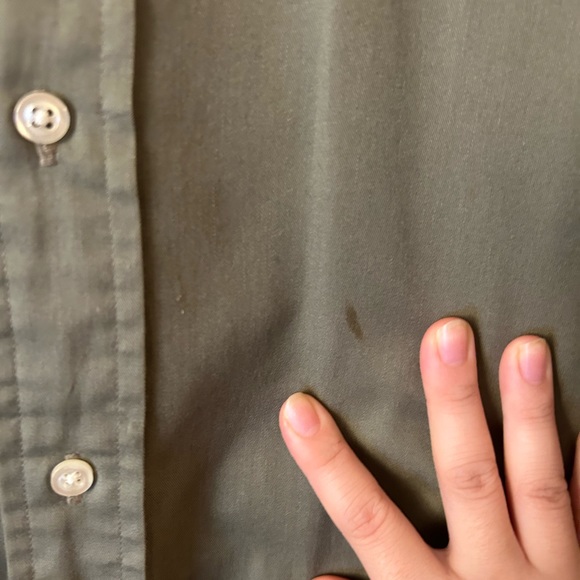 Tommy Hilfiger Men’s Dark Green Long-Sleeved Shirt - Picture 6 of 7